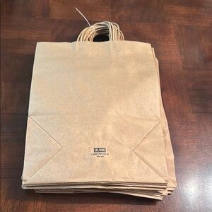 15 Uline Kraft Paper Shopping Bags Gift Loot Bags You Decorate